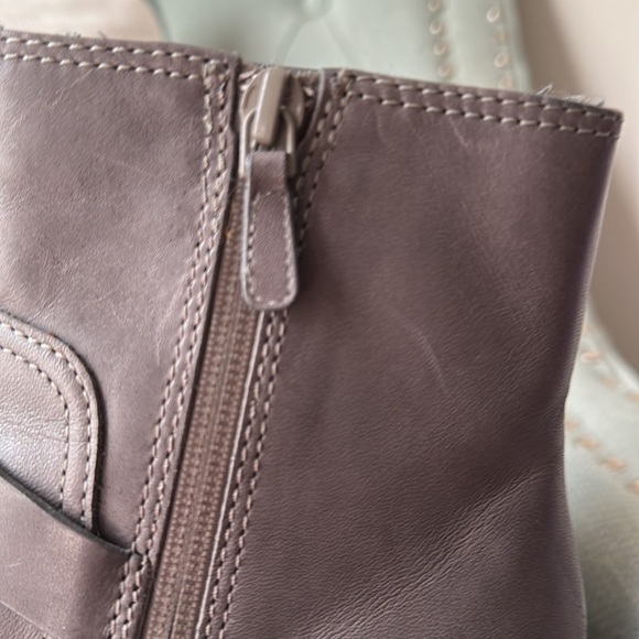 Cole Haan Weatherproof Stormcloud Grey Huntley Booties - Picture 9 of 14